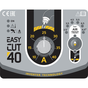 Découpeur plasma compact Easy Cut 40 Gys, découpe jusqu'à 20 mm, 40 A