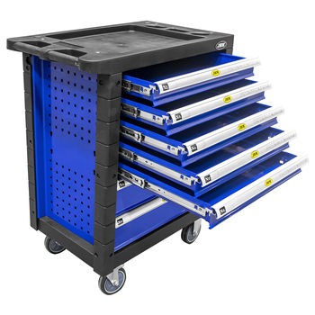 Servante d'atelier 7 tiroirs JBM bleue 775x466x960mm – Image 2