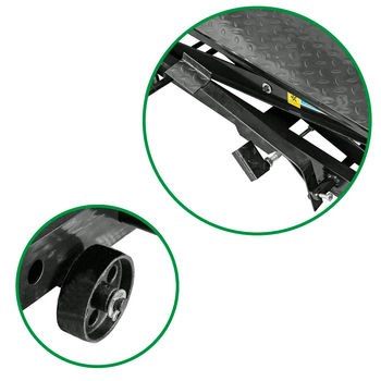 Table élévatrice hydraulique pour moto JBM 513849, capacité 365 kg – Image 3