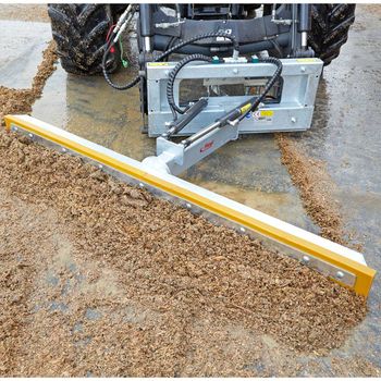 Racloir universel hydraulique 2500mm Fliegl polyuréthane inclinable – Image 2