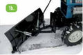 Lame à neige 140 Vert Service pour déneigement efficace