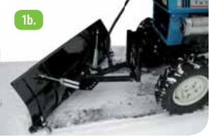 Lame à neige 140 Vert Service pour déneigement efficace – Image 2