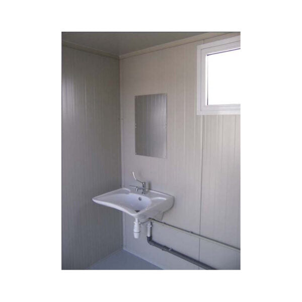 Bloc sanitaire PMR neuf avec WC et lavabo PMR, dimensions adaptées aux normes PMR – Image 7