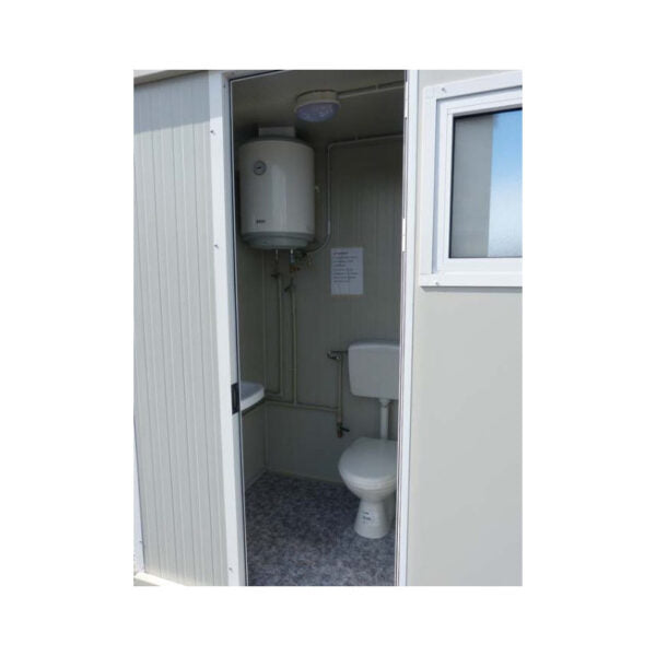 Bloc sanitaire SD1 neuf avec WC, douche et lave-mains de qualité supérieure – Image 7