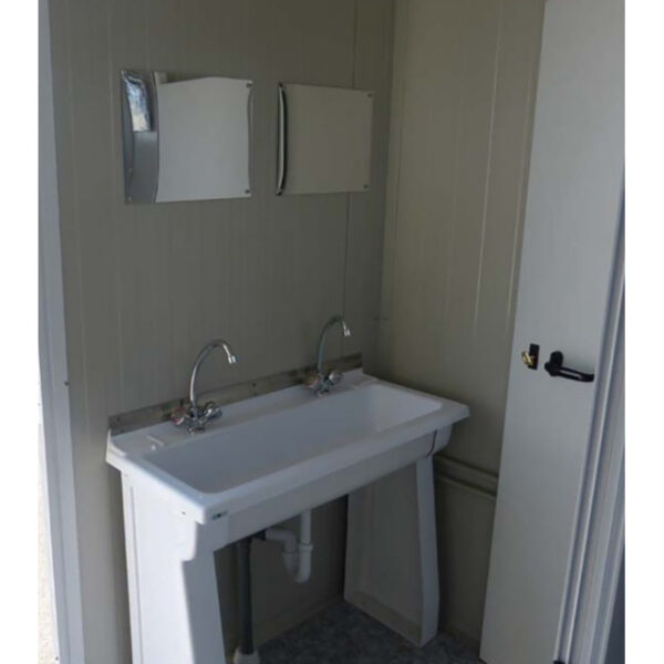 Bloc sanitaire SS2 neuf avec 2 WC et lavabo double – Image 6