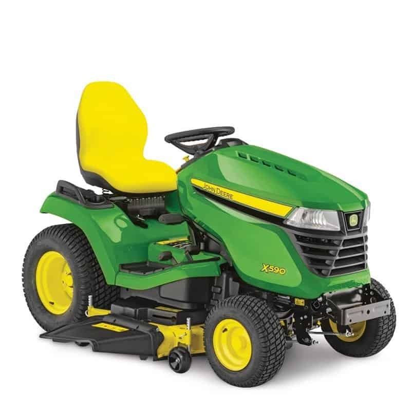 Tondeuse autoportée John Deere X590 - Performances exceptionnelles