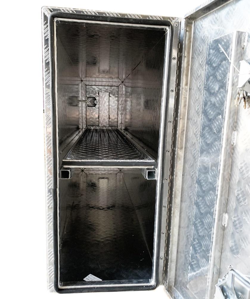Coffre aluminium 2 ouvertures 600L Dim. 1900 x 400 x 900 mm – Image 2