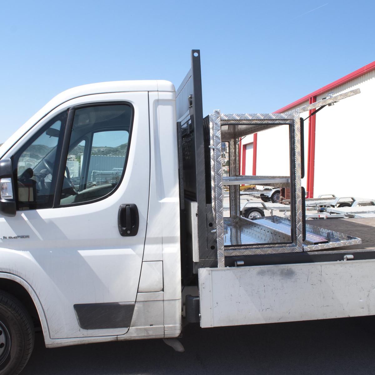 Coffre aluminium 4 ouvertures 1300L Dim. 1 880 x 700 x 1 005 mm – Image 2