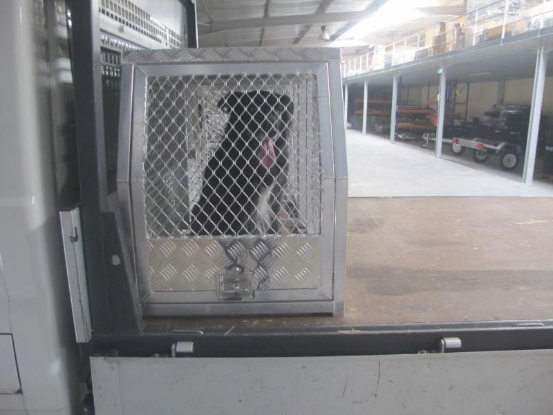 Coffre aluminium transport de chien 1770 x 700 x 850 mm