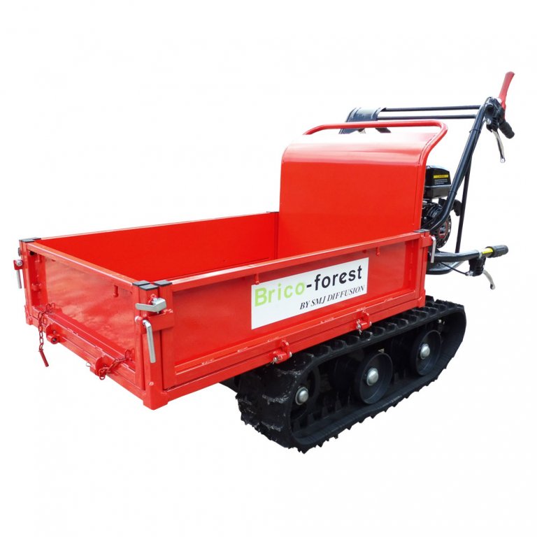 Mini dumper à chenilles 350 C avec moteur thermique et ridelles rabattables – Image 8