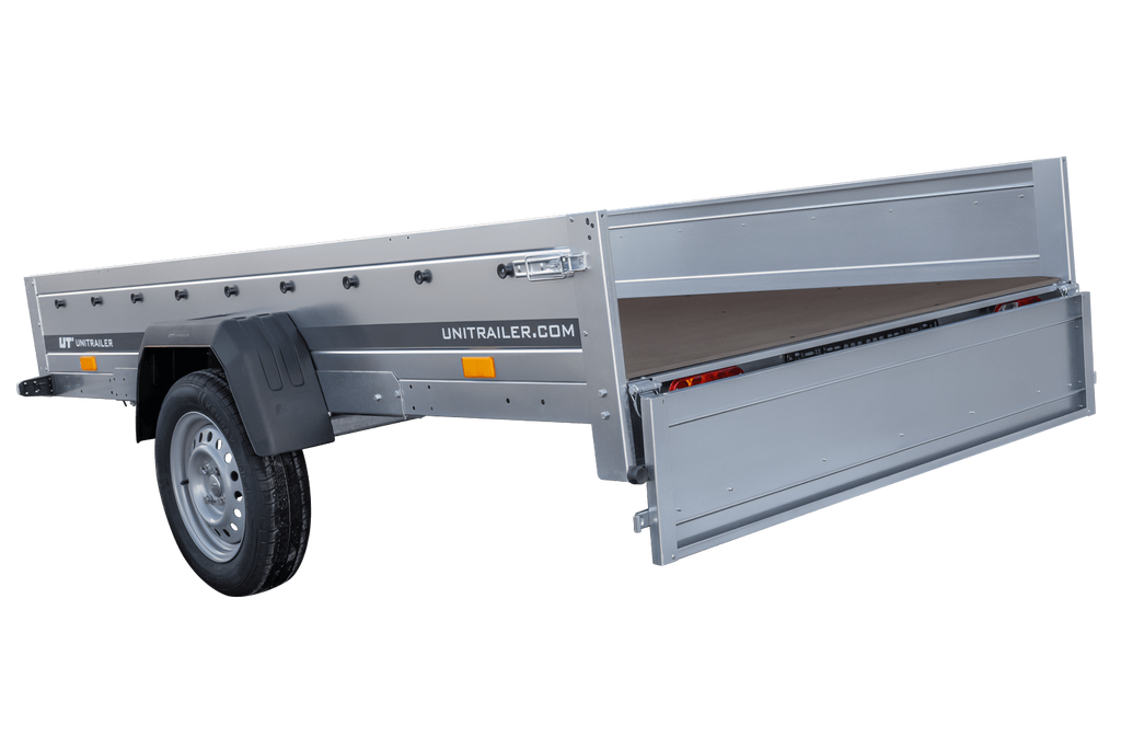 Remorque à essieu simple 264x150 UNITRAILER GARDEN 265 KIPP